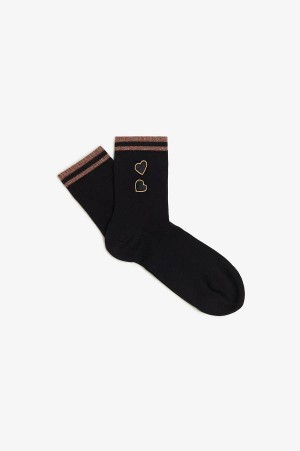 Fred Perry Amy Tipped Sock Black | FP70456