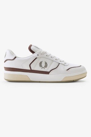 Fred Perry B300 Snow White/Warm Grey | FP70338