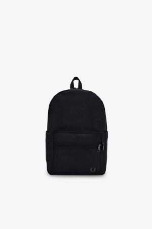 Fred Perry Ballistic Nylon Backpack Black | FP70282