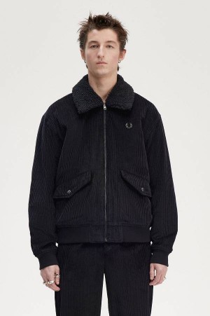Fred Perry Bomber Jacket Black | FP69849