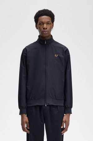 Fred Perry Brentham Jacket Navy | FP69852
