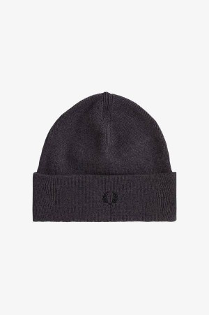 Fred Perry Classic Beanie Dark Grey Marl | FP70397
