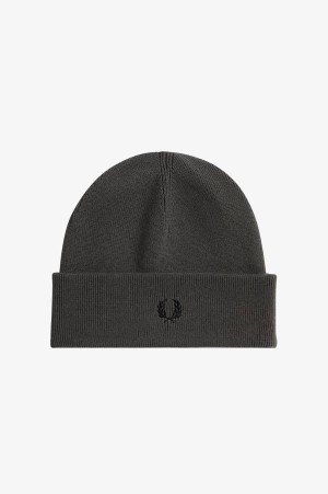 Fred Perry Classic Beanie Field Green | FP70398