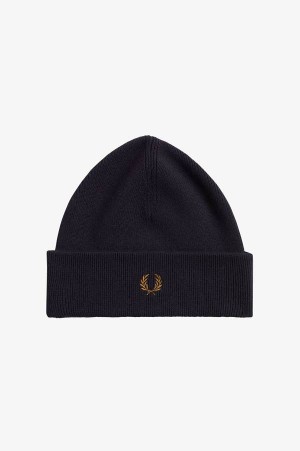 Fred Perry Classic Beanie Navy | FP70396