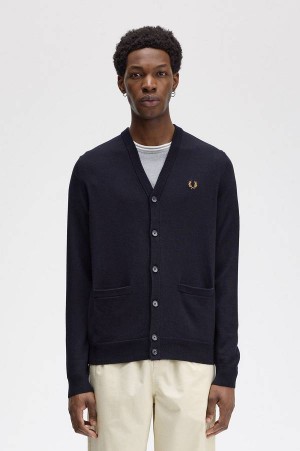 Fred Perry Classic Cardigan Navy | FP70161