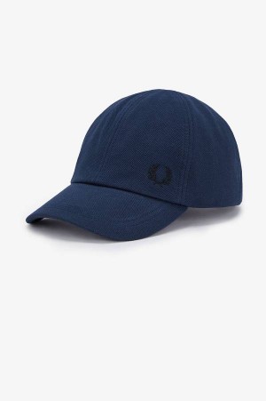 Fred Perry Classic Piqué Cap Dark Carbon/Black | FP70450
