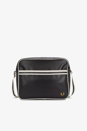 Fred Perry Classic Shoulder Bag Black | FP70292