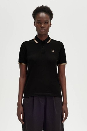 Fred Perry G3600 Black/Warm Stone/Warm Stone | FP70551