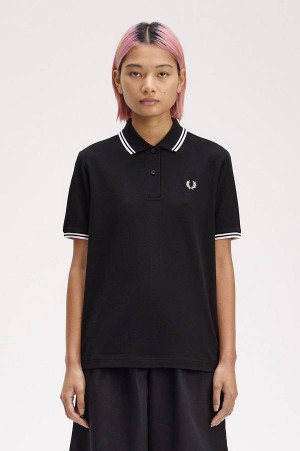 Fred Perry G3600 Black/White/White | FP70561