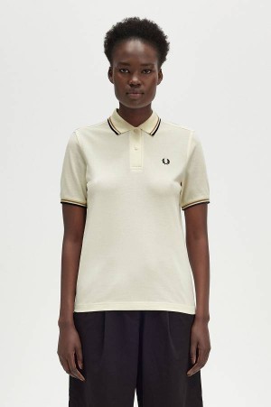 Fred Perry G3600 Ecru/Warm Stone/Black | FP70531