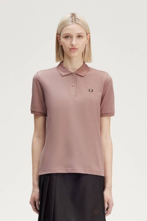 Fred Perry G6000 Dark Pink/Night Green | FP70520