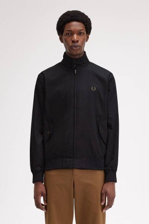 Fred Perry Harrington Jacket Black | FP69851