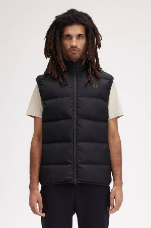 Fred Perry Insulated Gilet Black | FP69834