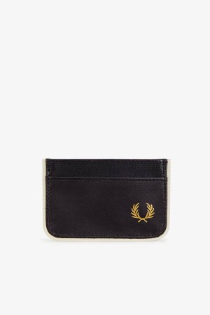 Fred Perry Laurel Wreath Card Holder Black | FP70409
