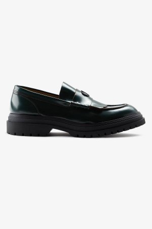 Fred Perry Loafer Night Green | FP70377