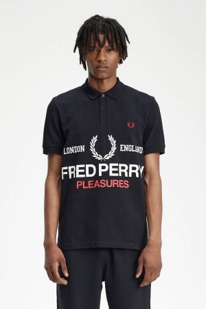 Fred Perry Logo Fred Perry Shirt Black | FP69940