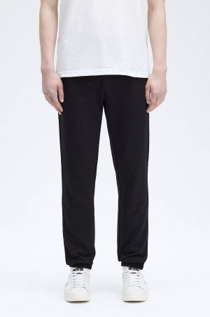 Fred Perry Loopback Sweatpant Black | FP70252