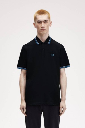 Fred Perry M12 Black/Sky/Runaway Bay Ocean | FP70000