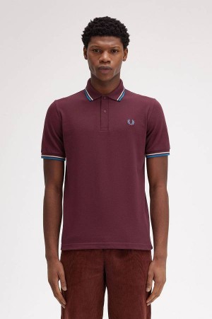 Fred Perry M12 Oxblood/Ecru/Runaway Bay Ocean | FP69897