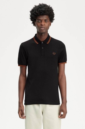 Fred Perry M3600 Black/Marmalade/Marmalade | FP70035