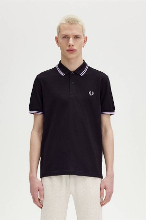 Fred Perry M3600 Black/Ultra Violet/Ultra Violet | FP69944