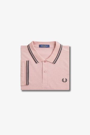 Fred Perry M3600 Dusty Rose Pink/Black/Black | FP69924