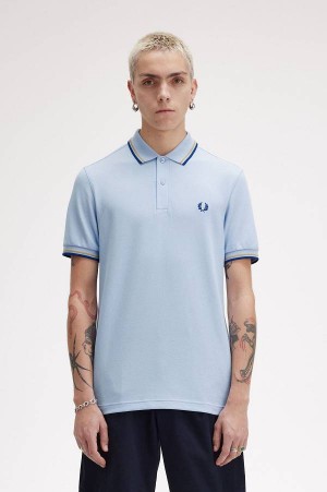 Fred Perry M3600 Light Smoke/Honeycomb/Shaded Cobalt | FP70025