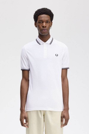 Fred Perry M3600 White/Black/Black | FP70046