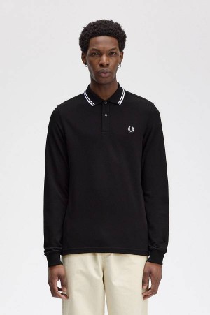 Fred Perry M3636 Black/White/White | FP70043