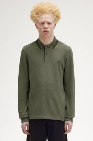 Fred Perry M3636 Laurel Wreath Green/Night Green/Night Green | FP69966