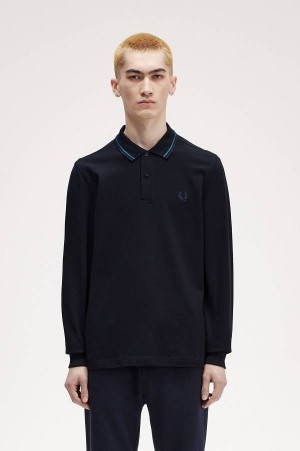 Fred Perry M3636 Navy/Runaway Bay Ocean/Dark Carbon | FP69983