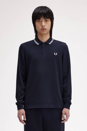 Fred Perry M3636 Navy/White/White | FP69958