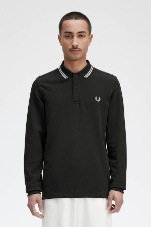 Fred Perry M3636 Night Green/Snow White/Snow White | FP69996