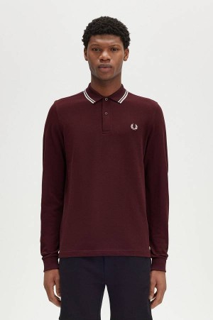 Fred Perry M3636 Oxblood/Ecru/Ecru | FP70036