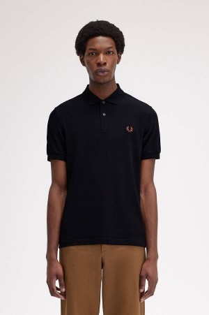 Fred Perry M6000 Black/Whisky Brown | FP69946