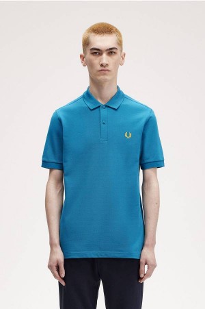 Fred Perry M6000 Runaway Bay Ocean/Honeycomb | FP69880