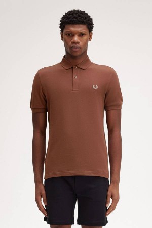 Fred Perry M6000 Whisky Brown/Porridge Marl | FP69875
