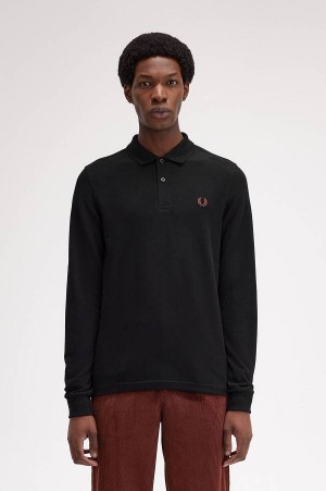 Fred Perry M6006 Black/Whisky Brown | FP69921