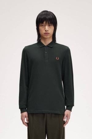 Fred Perry M6006 Night Green/Marmalade | FP69985