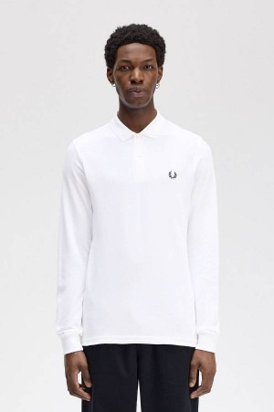Fred Perry M6006 White/Navy | FP69970