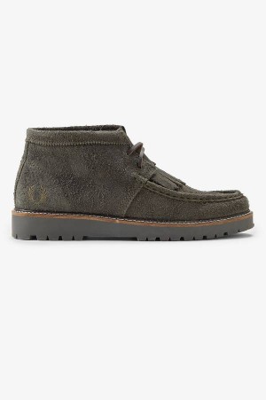 Fred Perry Mid Kenney Field Green | FP70383