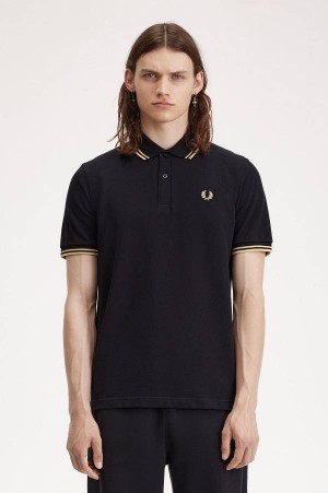 Fred Perry Osaka M12 Black/Champagne/Champagne | FP69892
