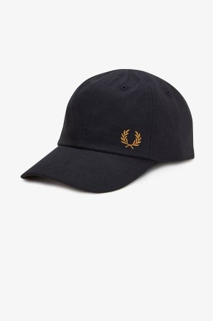 Fred Perry Oxford Cap Black | FP70444