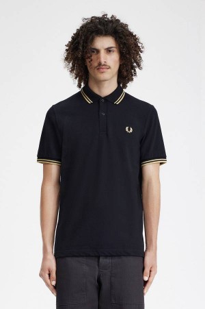 Fred Perry Shanghai M12 Black/Champagne/Champagne | FP69894