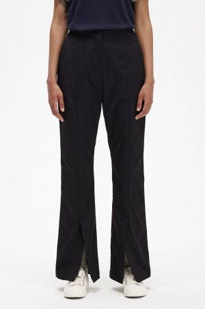Fred Perry Split Detail Trouser Black | FP70601