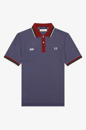 Fred Perry Striped Polo Shirt Multicolor | FP69906