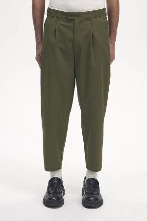 Fred Perry Tapered Trouser Uniform Green | FP70259
