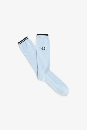 Fred Perry Tipped Socks Light Ice/Black | FP70453