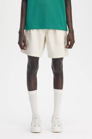 Fred Perry Twill Tennis Short Ecru | FP70278
